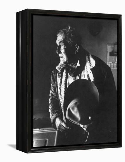 Fred Martin, 85 Year Old Cowboy from New Mexico, in Paucho Villa's Army-John Loengard-Framed Premier Image Canvas