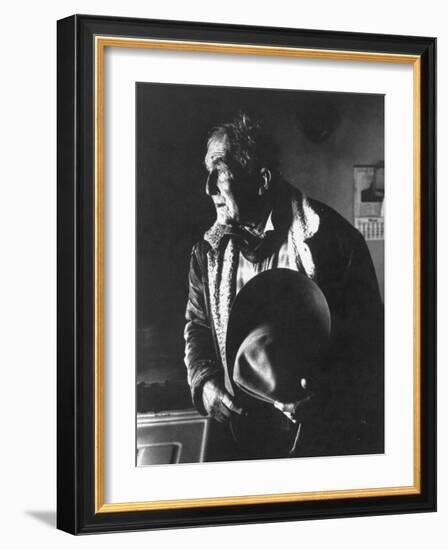 Fred Martin, 85 Year Old Cowboy from New Mexico, in Paucho Villa's Army-John Loengard-Framed Photographic Print