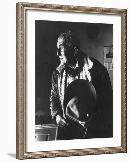 Fred Martin, 85 Year Old Cowboy from New Mexico, in Paucho Villa's Army-John Loengard-Framed Photographic Print