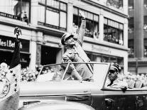 General Dwight D. Eisenhower in Parade, 1945-Fred Palumbo-Stretched Canvas