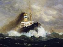 Potsdam Passenger Ship-Fred Pansing-Giclee Print