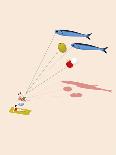 Kite Fish-Fred Peault-Laminated Giclee Print