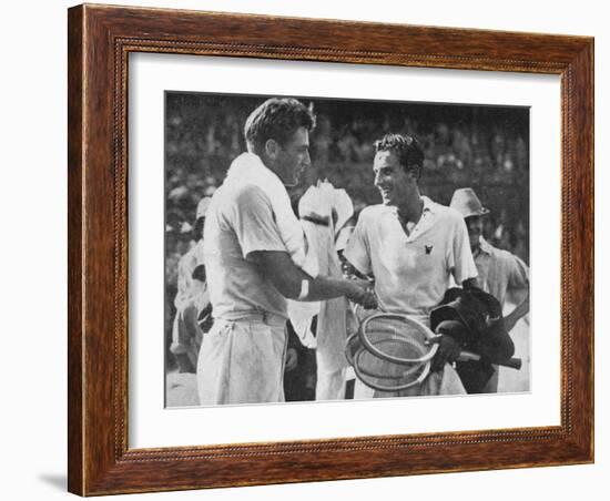 Fred Perry and FX Shields, 1934-Sport & General-Framed Giclee Print