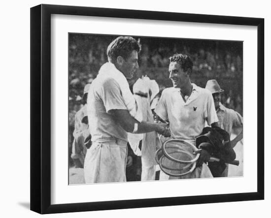 Fred Perry and FX Shields, 1934-Sport & General-Framed Giclee Print