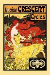 American Crescent Cycles-Fred Ramsdell-Framed Stretched Canvas