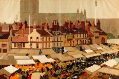 An English Country Market-Fred Taylor-Giclee Print