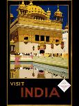 Visit India - The Golden Temple (Harmandir Sahib) - Amritsar, Punjab-Fred Taylor-Art Print