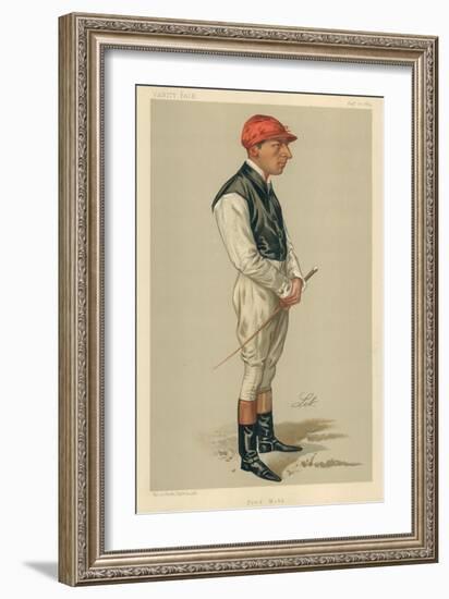 Fred Webb, 10 August 1889, Vanity Fair Cartoon-Liborio Prosperi-Framed Giclee Print