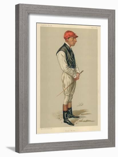 Fred Webb, 10 August 1889, Vanity Fair Cartoon-Liborio Prosperi-Framed Giclee Print