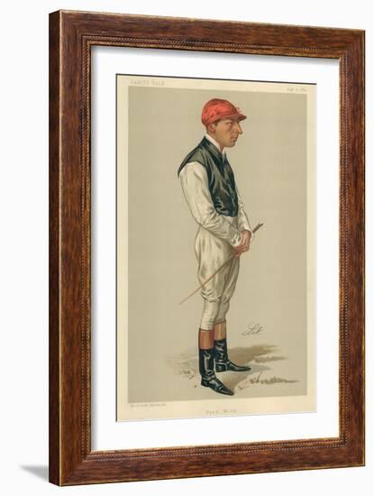 Fred Webb, 10 August 1889, Vanity Fair Cartoon-Liborio Prosperi-Framed Giclee Print