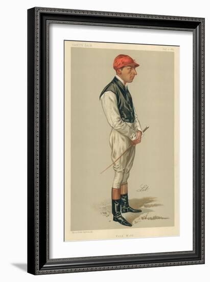 Fred Webb, 10 August 1889, Vanity Fair Cartoon-Liborio Prosperi-Framed Giclee Print