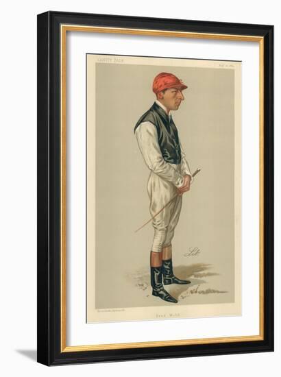 Fred Webb, 10 August 1889, Vanity Fair Cartoon-Liborio Prosperi-Framed Giclee Print