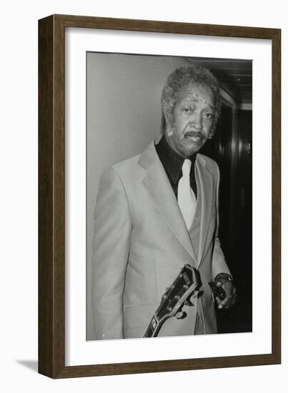 Freddie Green, Guitarist with Count Basies Orchestra, at the Royal Festival Hall, London, 1980-Denis Williams-Framed Photographic Print