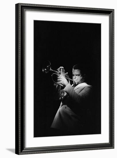 Freddie Hubbard, Ronnie Scotts, Soho, London, 1981-Brian O'Connor-Framed Photographic Print