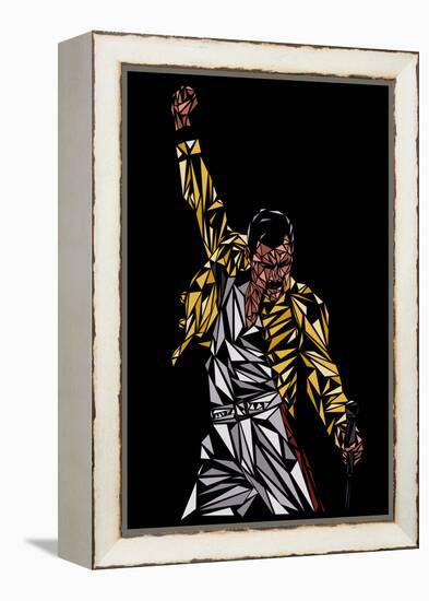 Freddie Mercury-Cristian Mielu-Framed Stretched Canvas