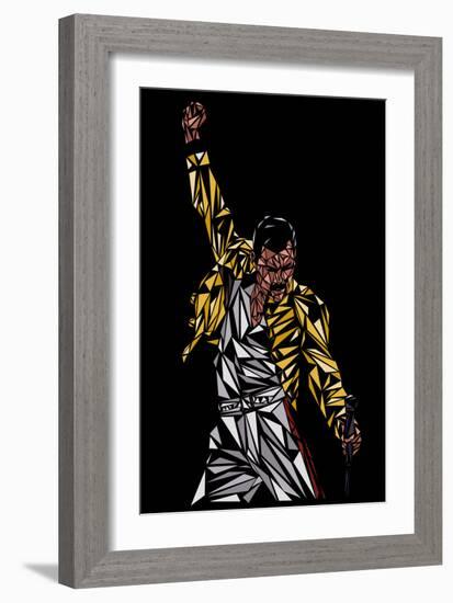 Freddie Mercury-Cristian Mielu-Framed Premium Giclee Print