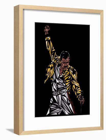 Freddie Mercury-Cristian Mielu-Framed Premium Giclee Print