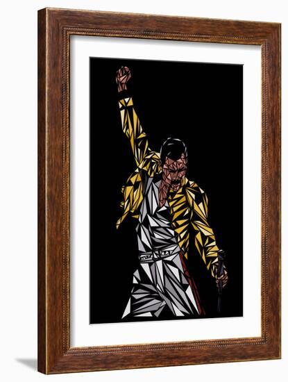 Freddie Mercury-Cristian Mielu-Framed Premium Giclee Print