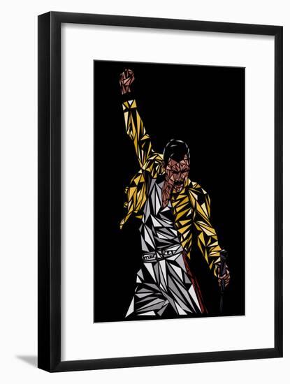 Freddie Mercury-Cristian Mielu-Framed Premium Giclee Print