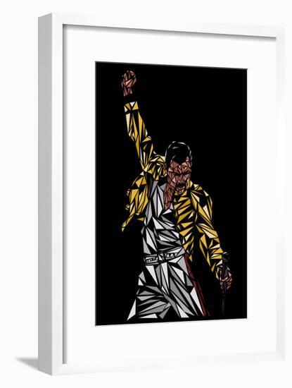 Freddie Mercury-Cristian Mielu-Framed Premium Giclee Print