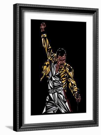 Freddie Mercury-Cristian Mielu-Framed Premium Giclee Print