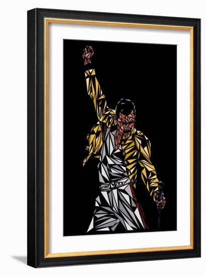 Freddie Mercury-Cristian Mielu-Framed Premium Giclee Print