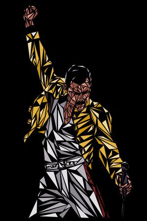Freddie Mercury Art Print Cristian Mielu Art Com