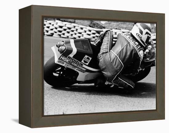 Freddie Spencer on a Honda Ns500, Belgian Grand Prix, Spa, Belgium, 1982-null-Framed Premier Image Canvas