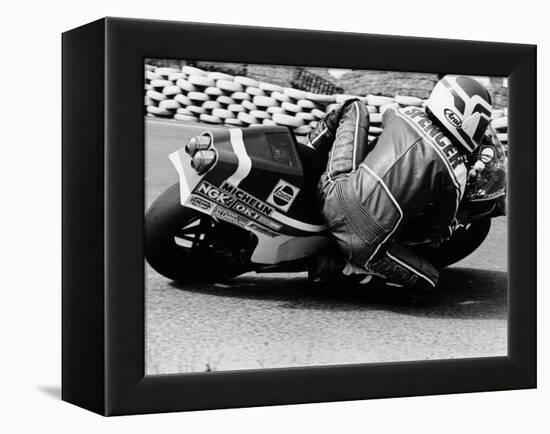 Freddie Spencer on a Honda Ns500, Belgian Grand Prix, Spa, Belgium, 1982-null-Framed Premier Image Canvas