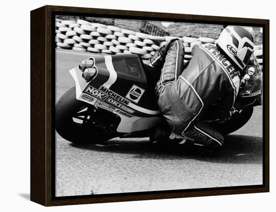 Freddie Spencer on a Honda Ns500, Belgian Grand Prix, Spa, Belgium, 1982-null-Framed Premier Image Canvas