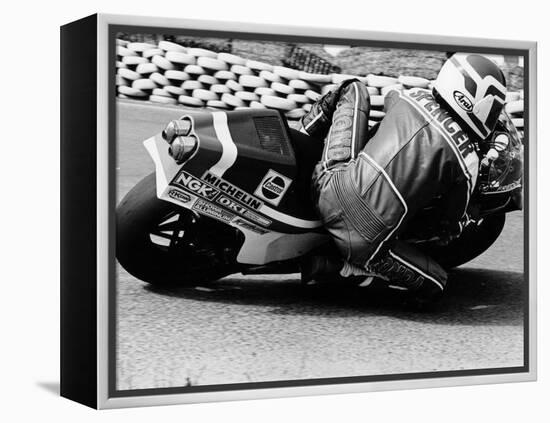 Freddie Spencer on a Honda Ns500, Belgian Grand Prix, Spa, Belgium, 1982-null-Framed Premier Image Canvas