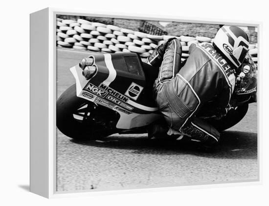 Freddie Spencer on a Honda Ns500, Belgian Grand Prix, Spa, Belgium, 1982-null-Framed Premier Image Canvas