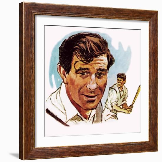 Freddie Trueman-English School-Framed Giclee Print