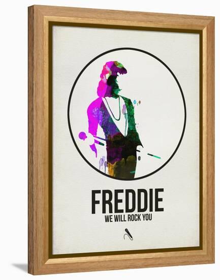 Freddie Watercolor-David Brodsky-Framed Stretched Canvas