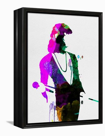 Freddie Watercolor-Lora Feldman-Framed Stretched Canvas