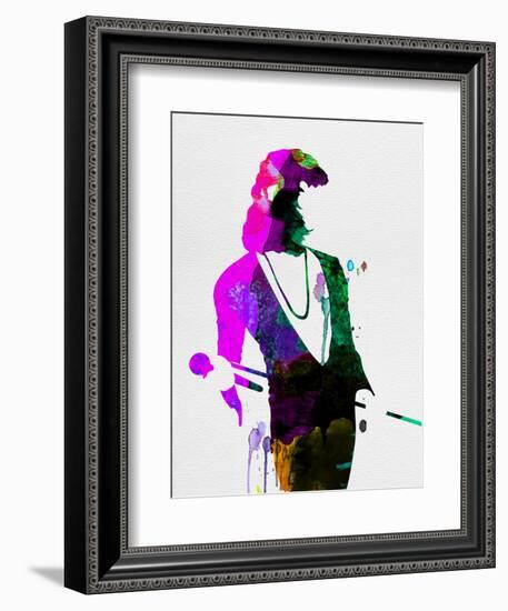 Freddie Watercolor-Lora Feldman-Framed Premium Giclee Print