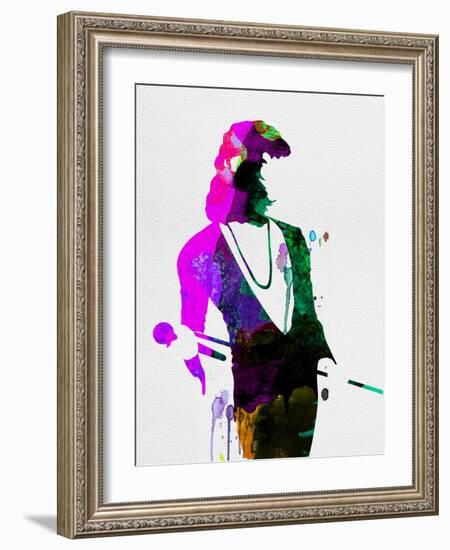 Freddie Watercolor-Lora Feldman-Framed Art Print