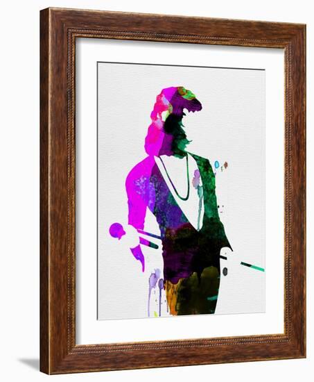 Freddie Watercolor-Lora Feldman-Framed Art Print