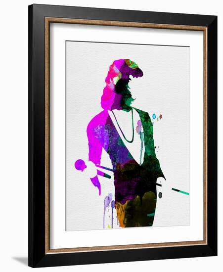 Freddie Watercolor-Lora Feldman-Framed Art Print