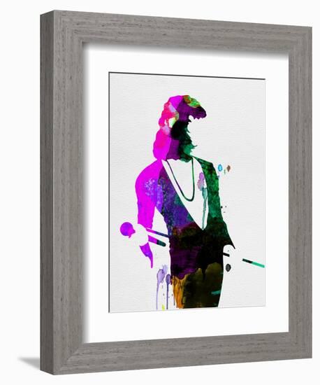 Freddie Watercolor-Lora Feldman-Framed Premium Giclee Print