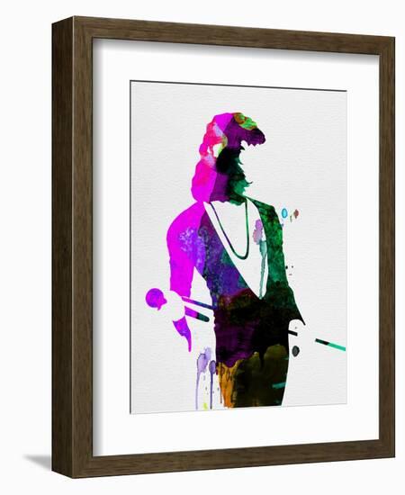 Freddie Watercolor-Lora Feldman-Framed Premium Giclee Print