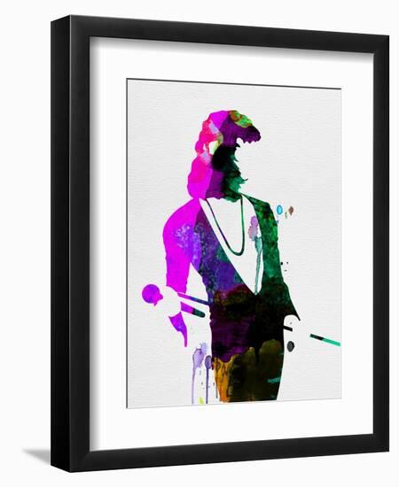 Freddie Watercolor-Lora Feldman-Framed Premium Giclee Print