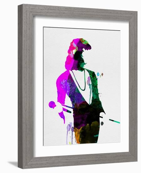 Freddie Watercolor-Lora Feldman-Framed Art Print