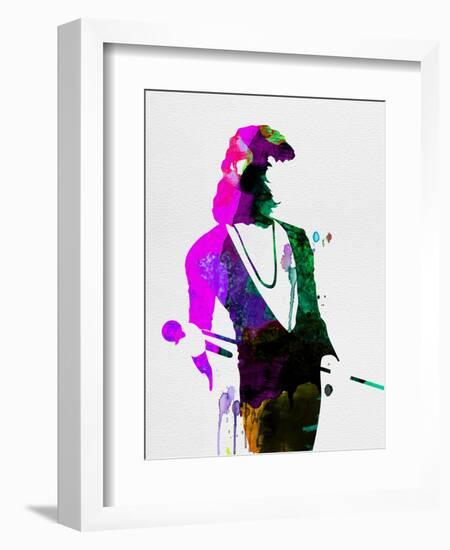 Freddie Watercolor-Lora Feldman-Framed Art Print