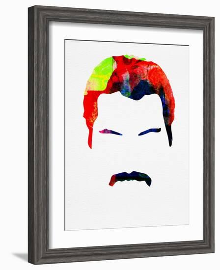 Freddie Watercolor-Lora Feldman-Framed Art Print