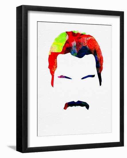 Freddie Watercolor-Lora Feldman-Framed Art Print