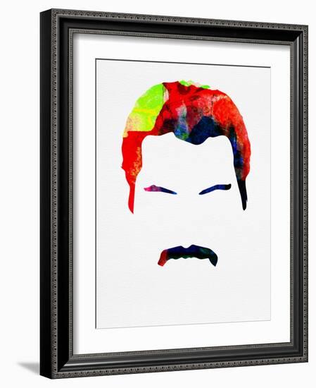 Freddie Watercolor-Lora Feldman-Framed Art Print