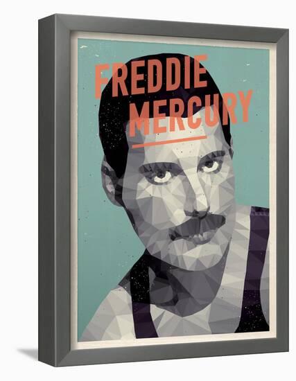 Freddy Mercury-Meme Hernandez-Framed Art Print