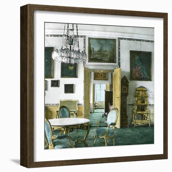 Fredensborg Castle (Denmark), the Cabinet of the Russian Emperor Alexander III (1845-1894)-Leon, Levy et Fils-Framed Photographic Print