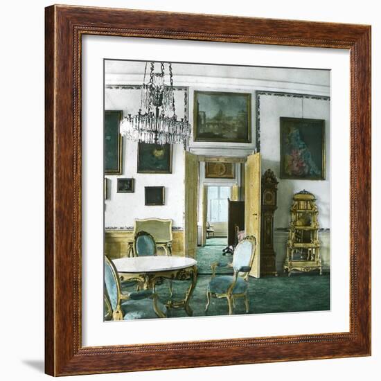 Fredensborg Castle (Denmark), the Cabinet of the Russian Emperor Alexander III (1845-1894)-Leon, Levy et Fils-Framed Photographic Print